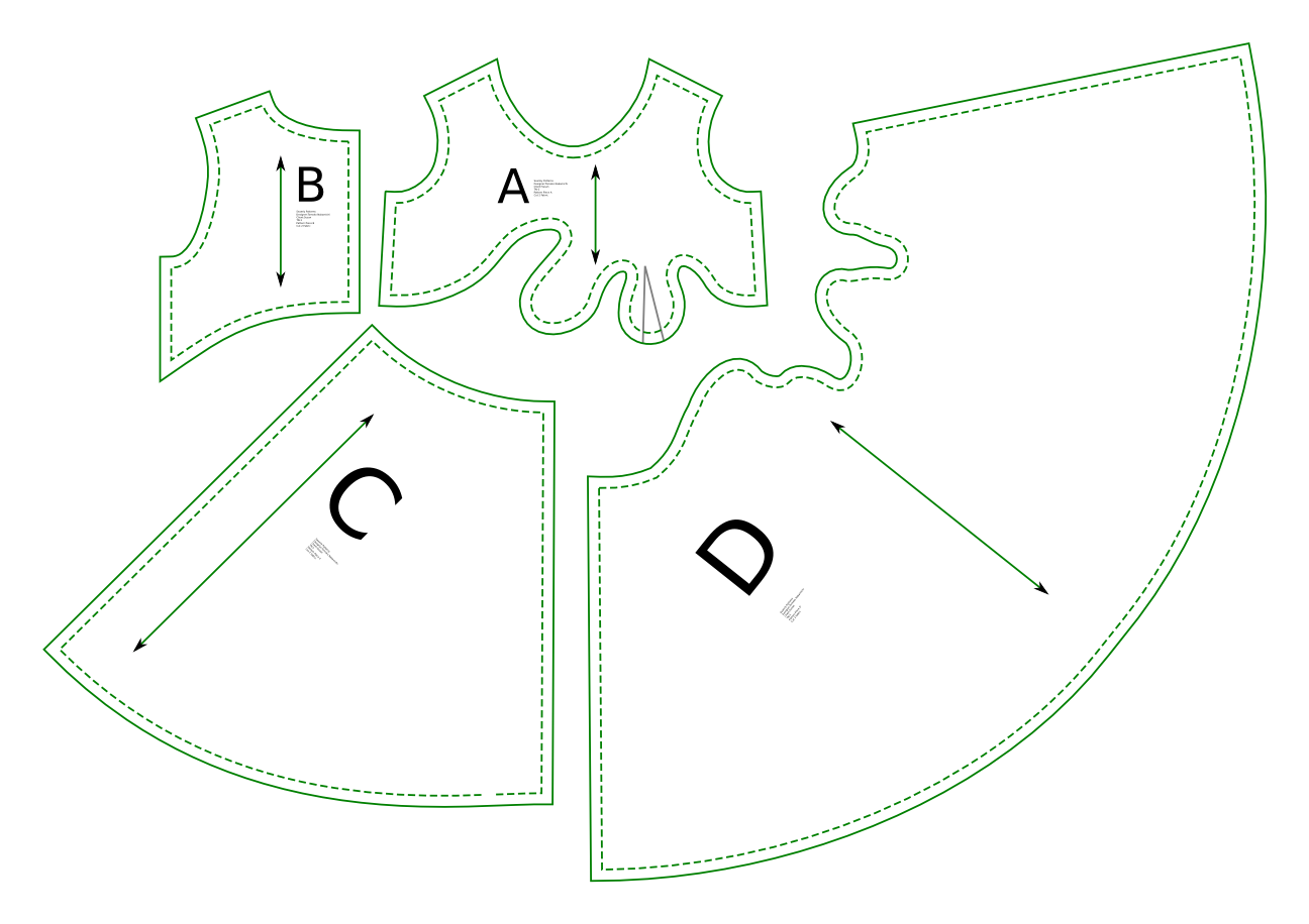 Kakurenbo Dress Pattern